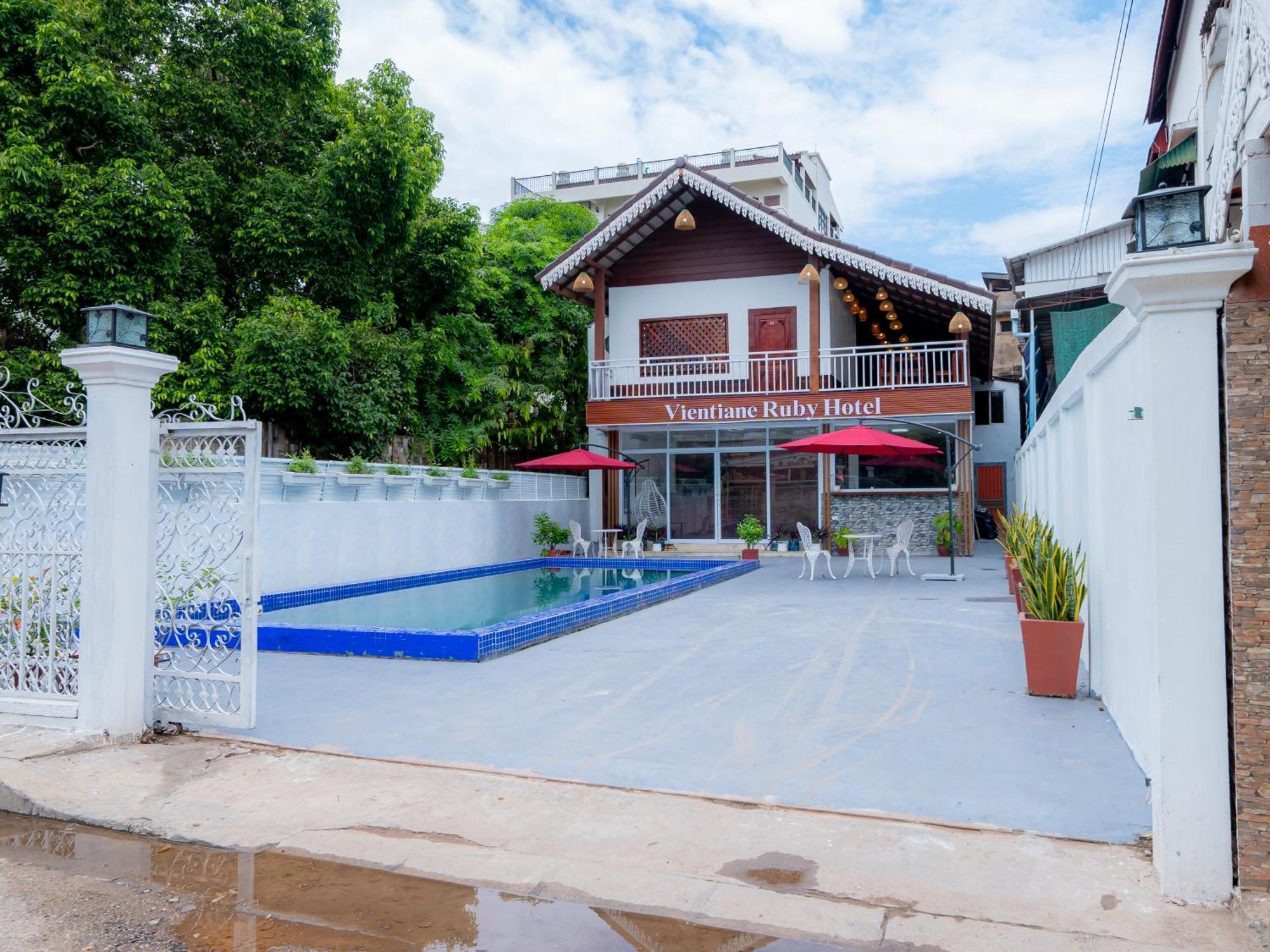 Vientiane Ruby Villa Hotel Eksteriør bilde